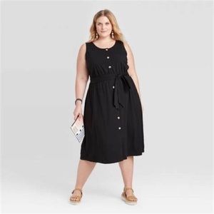 Ava & Viv Button Down Knit Dress